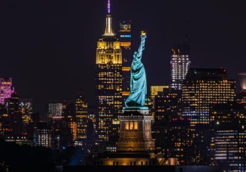 Tour Noturno pela Skyline de Nova York de Helicóptero